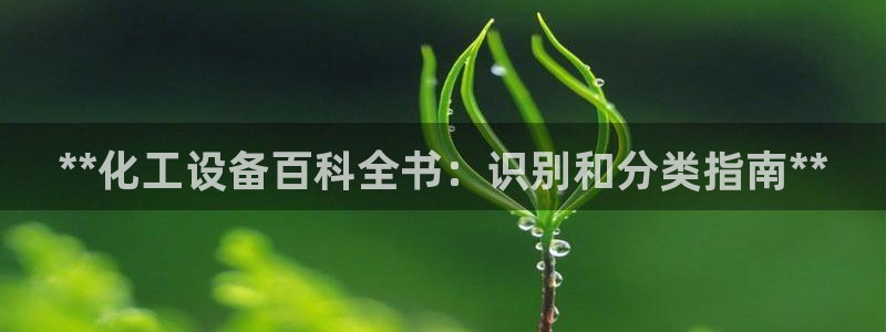 新城平台注册登录地址在哪：**化工设备百科全书：识别和分类指