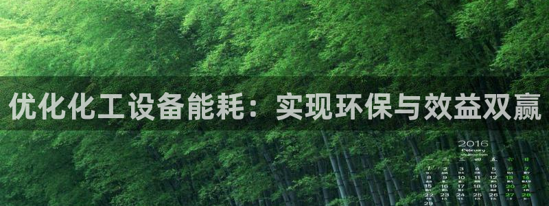 新城平台线路登录不上去怎么回事：优化化工设备能耗：