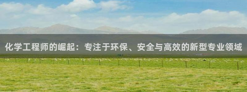 新城平台登录入口官网网址查询：化学工程师的崛起：专